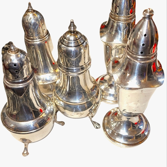 sterling Accents 5 Hamilton Weighted Sterling Silver Salt And